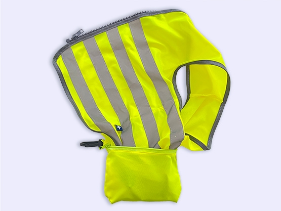 Fluorescent Safety Vest Child With Name - Theme