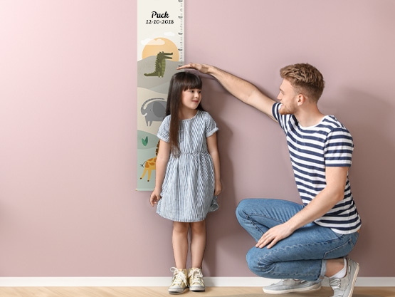 Growth chart with name