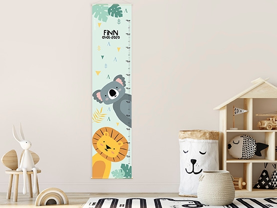 Growth chart with name