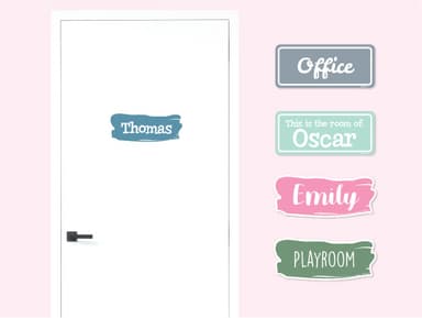 Basic Door Stickers