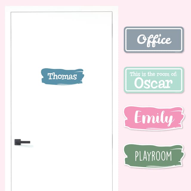 Basic Door Stickers