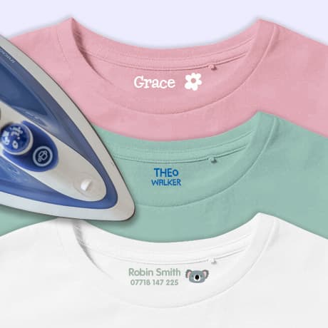 Iron-on labels – Transfer