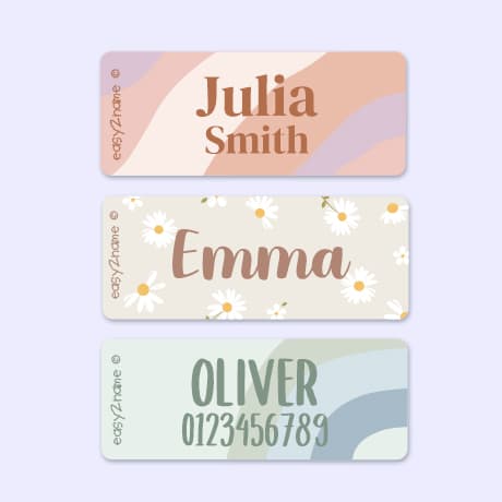 Small Name Stickers - Design