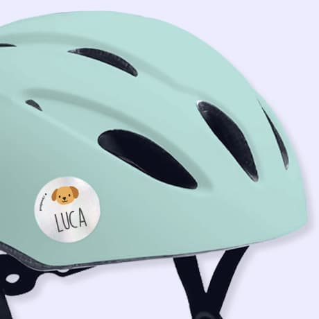 Reflective Name Stickers - Theme