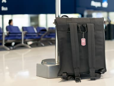 Lost & Found QR tag for bags and keys