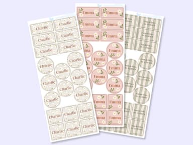 Clothing Sticker Advantage Set - Design