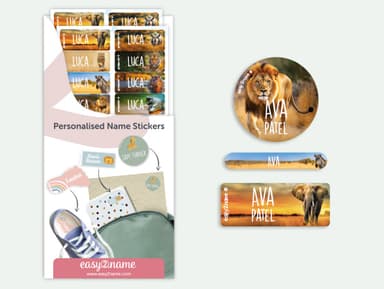 Name Sticker Value Set - Real World