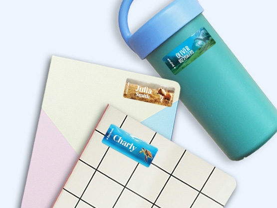 Small Name Stickers - Real World