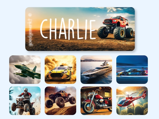 Small Name Stickers - Real World