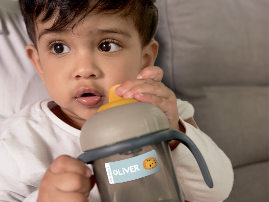 Small Name Stickers - Theme