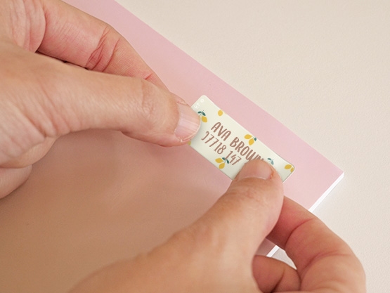 Small Name Stickers - Design