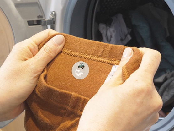 Round Iron-on Labels - Theme