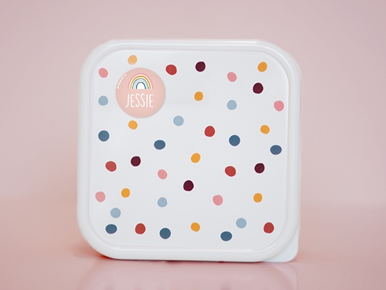 Round Name Stickers - Theme